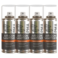 4 X Pma Air Con Ac Sanitiser Cleaner Maintenance Bomb Spray Bacteria Odour 150Ml
