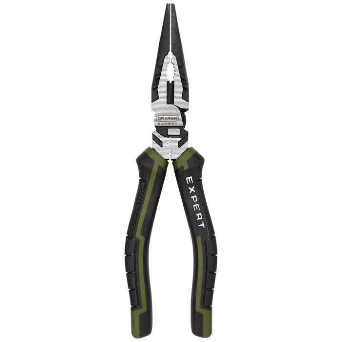 Draper Draper Expert High Leverage Long Nose Pliers, 200mm Draper - Town Tools