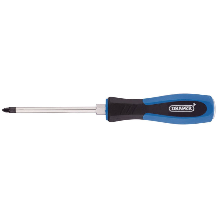 Draper Pound Thru' PZ Type Screwdriver, No.2 x 100mm 40806 Draper - Town Tools 