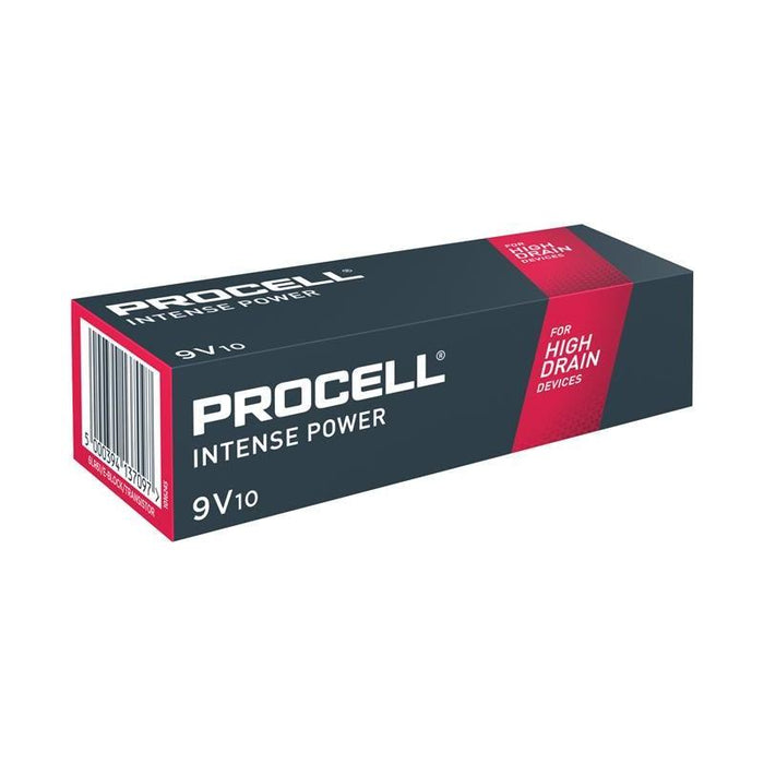 Duracell 9V PROCELL® Intense Alkaline Batteries (Pack 10) Duracell - Town Tools