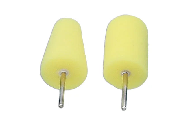 Power-TEC Polishing Sponge Wheels (Yellow, Medium) 2pc - PPL
