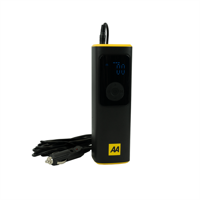 AA Rechargeable Tyre Inflator With Power Bank 12V USB