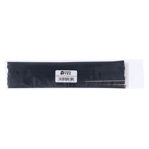 Powertec Extra Thin PP Flat Black Strips 11mm 20pc - 92650 PowerTec - Town Tools