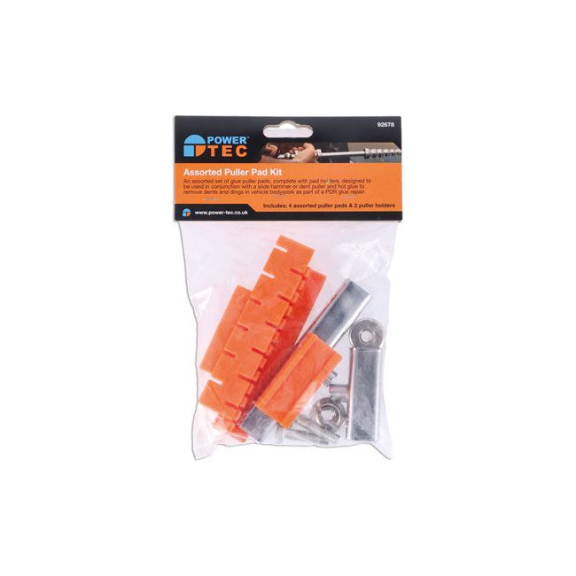 Powertec Assorted Puller Pad Kit - 92678 PowerTec - Town Tools