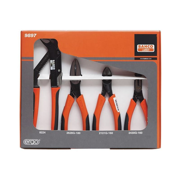 Bahco 9897 Plier Set, 4 Piece Bahco - Town Tools