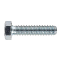 Sealey HT Setscrew M8 x 35mm 8.8 Zinc Pack of 50 SS835