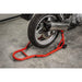 Sealey Universal Rear Paddock Stand with Rubber Supports RPS2KD Sealey - Town Tools 