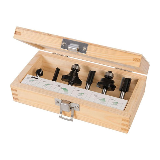 Triton 1/4" Router Kit 6pce 6pce Triton - Town Tools 