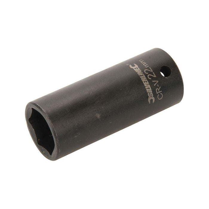 Silverline Deep Impact Socket Set 1/2" Drive 6pt Metric 10pce 10 - 22mm Silverline - Town Tools 