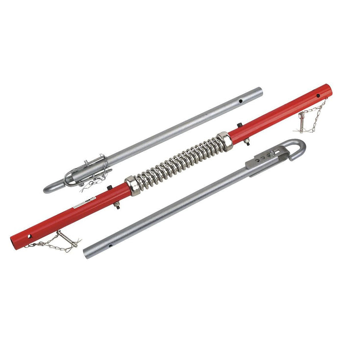 Sealey Tow Pole 2000kg Rolling Load Capacity with Shock Spring TPK2522 Sealey - Town Tools 