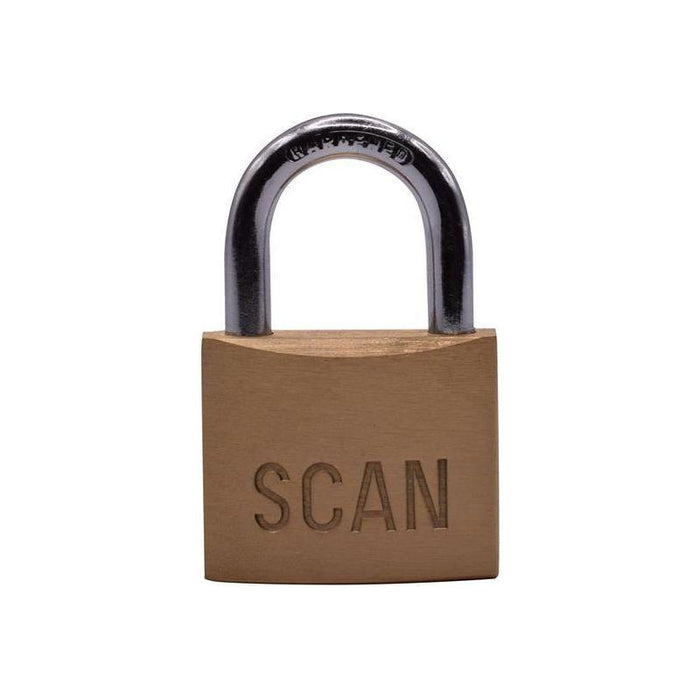 Scan Brass Padlock 40mm Scan - Town Tools