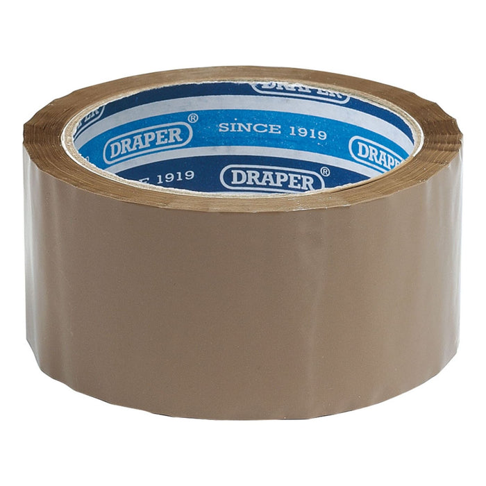 Draper Packing Tape Roll, 66m x 50mm 63388 Draper - Town Tools 