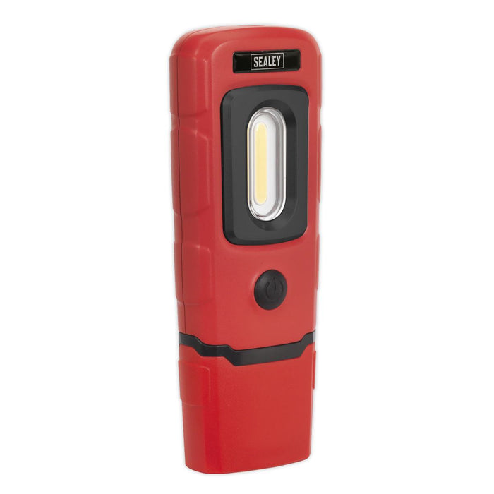 Sealey Rechargeable 360 Inspection Light 3W COB & 1W SMD LED Red Lithium-Polymer Sealey - Town Tools 