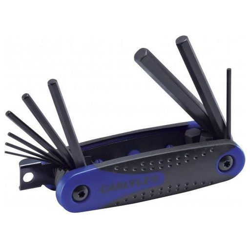 Carlyle Hand Tools Hex Key Set - Folding Short - Metric Caryle Tools - Town Tools 