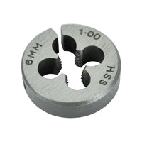 Faithfull HSS Straight Flute Split Die M6 x 1.0, 13/16in OD