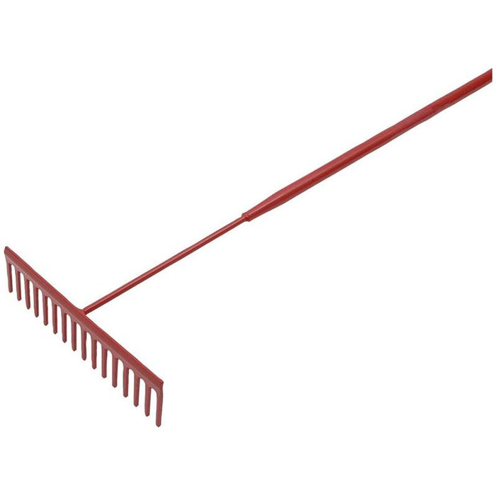 Faithfull Asphalt Rake 16 Flat Teeth - Tubular Steel Shaft Faithfull - Town Tools
