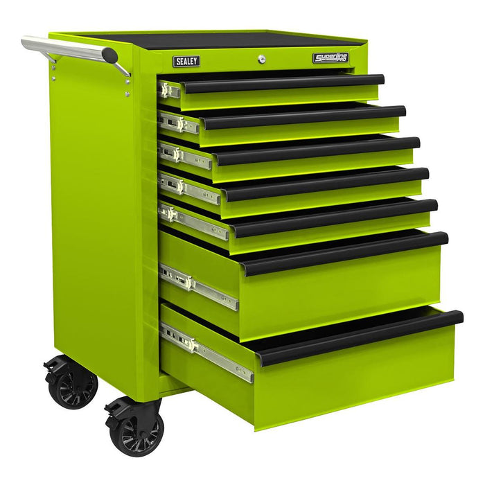 Superline Pro Superline PRO Rollcab 7 Drawer - Green/Black AP26479THV Superline Pro - Town Tools 