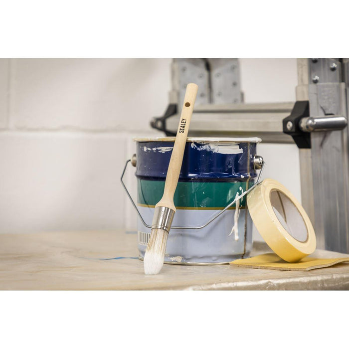 Sealey Round Sash Brush 21mm SPBS21R Sealey - Town Tools 