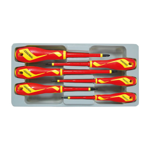 Teng Tools Insulated Screwdriver Set Flat & PH 6 Pieces Teng Tools - Town Tools 