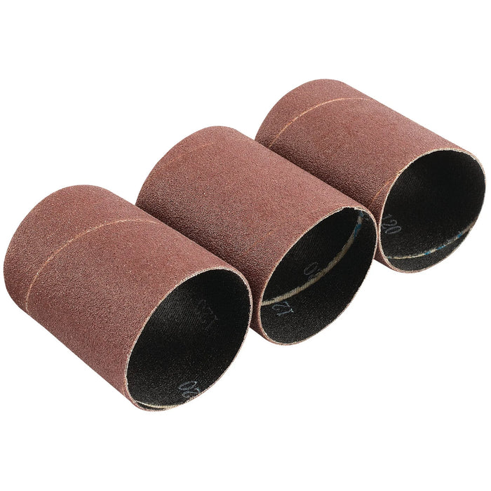 Draper Aluminium Oxide Sanding Sleeves, 45 x 60mm, 120 Grit (Pack of 3) - APT255