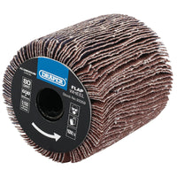 Draper Aluminium Oxide Flap Wheel, 60 x 60mm, 80 Grit - APT256