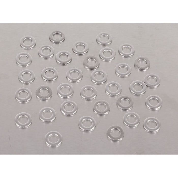 Sealey Flat Washer Stainless Steel M6, DIN 125 - Pack of 100 SSW6 Sealey - Town Tools 