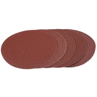Draper Hook and Loop Aluminium Oxide Sanding Discs, 180mm, Assorted Grit (Pack