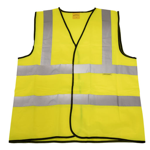 Worksafe Worksafe Hi-Vis Yellow Waistcoat - Medium 9804M Worksafe - Town Tools 