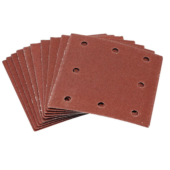 Draper 1/4 Sanding Sheets, 105 x 115mm, 100 Grit - APT258