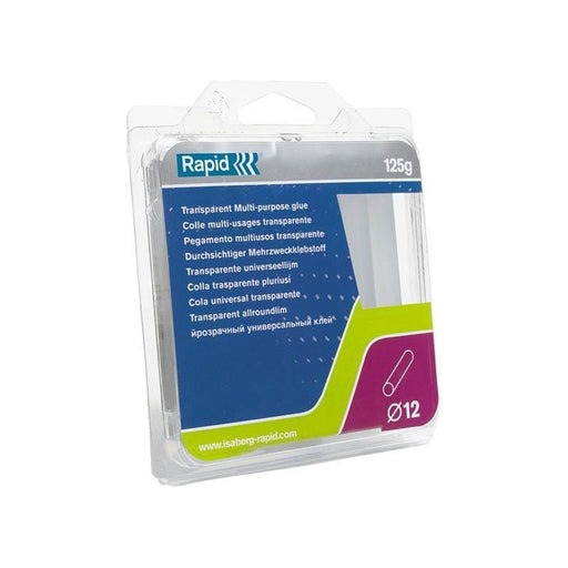 Rapid Transparent Glue Sticks 12 x 94mm (Pack 13) Rapid - Town Tools