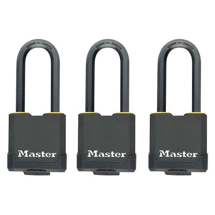 Master Lock Excell™ Weather Tough 45mm Padlock 4-Pin- Keyed Alike x 3 Master Lock - Town Tools