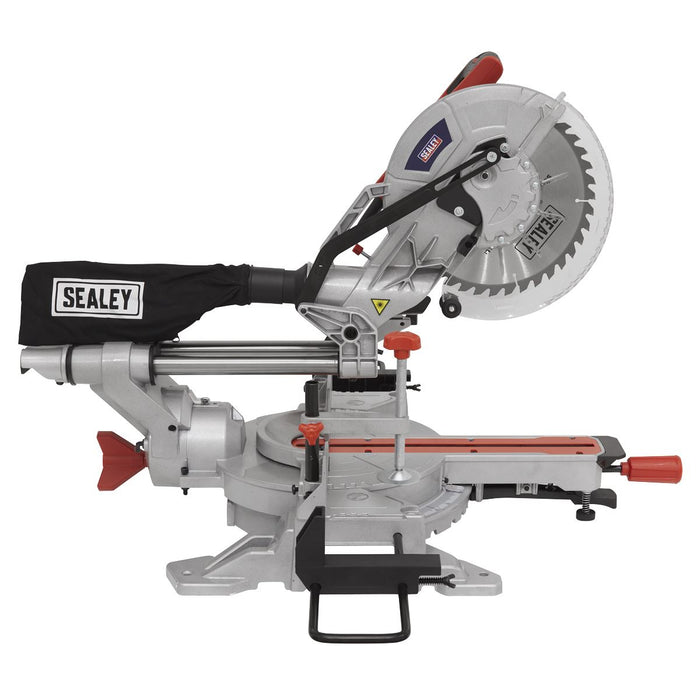 Sealey Sliding Compound Mitre Saw 255mm SMS255 Sealey - Town Tools 