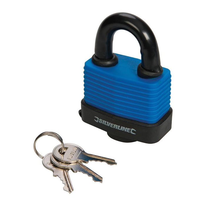 Silverline Weather-Resistant Padlock 60mm Silverline - Town Tools 