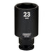 Draper Draper HI-TORQ Metric Deep Impact Socket, 3/8" Sq. Dr., 23mm Draper - Town Tools