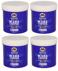 4x Morris K383 Copper Grease Anti Seize Copaslip High Temperature Compound 500g Tub