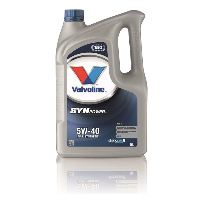 Valvoline SynPower Xtreme MST C3 5W-40 5W40 Fully Synthetic Engine Oil 5 Litres Valvoline - Town Tools 