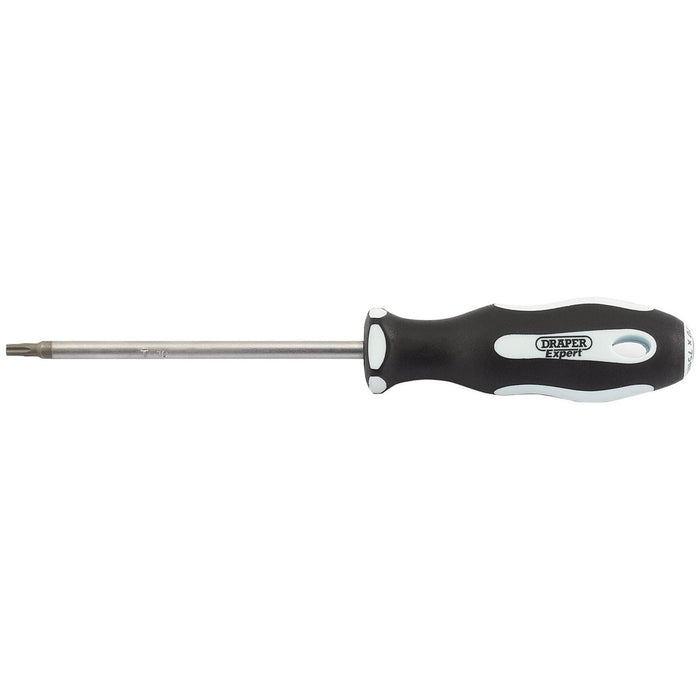 Draper TX-STAR Security Soft Grip Screwdriver, T10T x 75mm 35137 Draper - Town Tools 