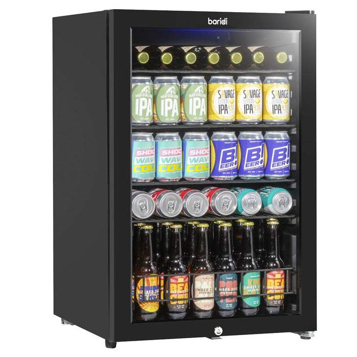 Baridi Under-Counter Drinks/Beer & Wine Fridge 115L Capacity DH223