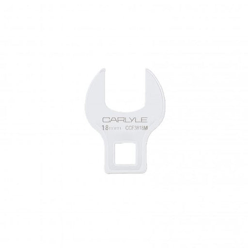 Carlyle Tools 3/8In Drive 18mm Open-End Crowfoot Wrench - image 1
