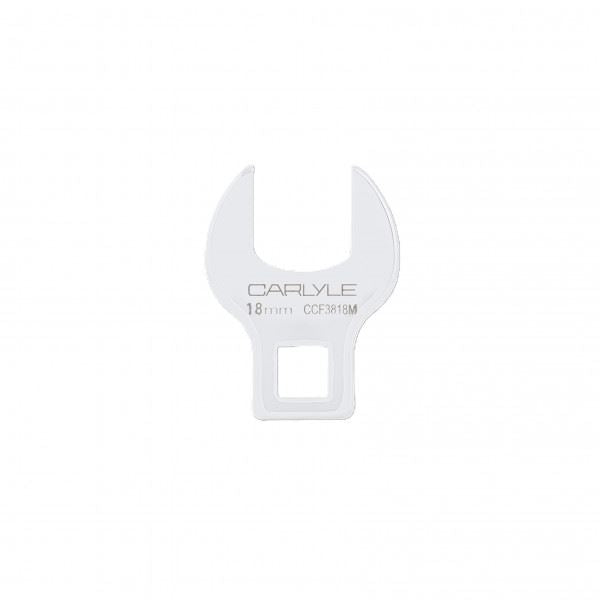 Carlyle Tools 3/8In Drive 18mm Open-End Crowfoot Wrench