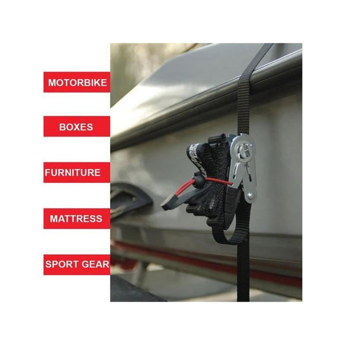 Master Lock Ratchet Tie-Down S-Hooks 4.25m 4 Piece Master Lock - Town Tools