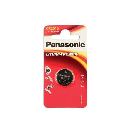 Connect Panasonic Coin Cell Battery CR2016 3V 1pc x 12 30661 Tool Connection - Town Tools 