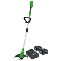 D20 40V Grass Trimmer Kit, 2 x 5.0Ah Battery, 1 x Fast Charger - D20/PTK CG