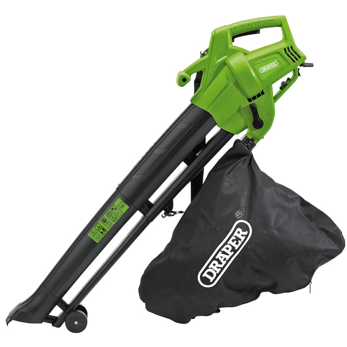 Draper 230V Garden Vacuum, Blower and Mulcher, 3000W - BV3000/B