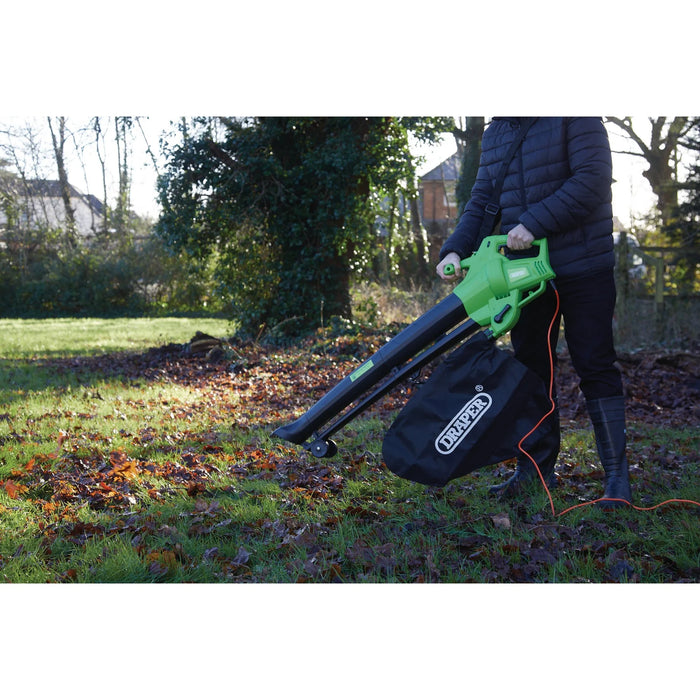 Draper 230V Garden Vacuum, Blower and Mulcher, 3000W - BV3000/B