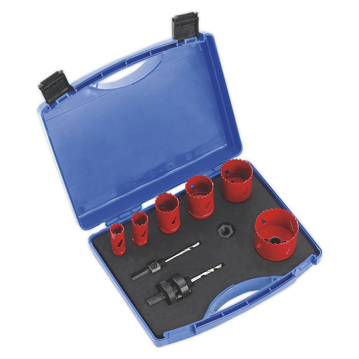 Sealey Hole-Saw Kit Plumber'S 9Pc Sealey - Town Tools 