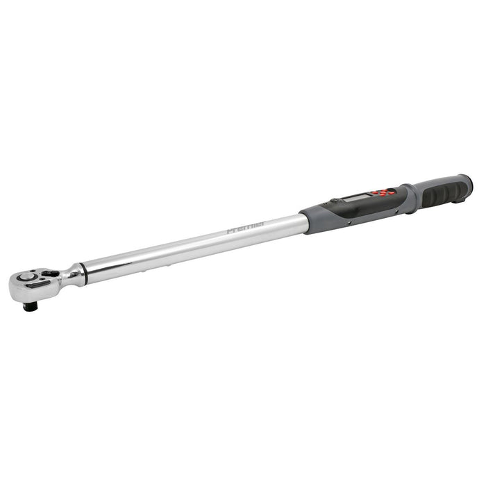 Premier Digital Torque Wrench with Angle Function 1/2"Sq Drive 30-340Nm Sealey Premier - Town Tools 