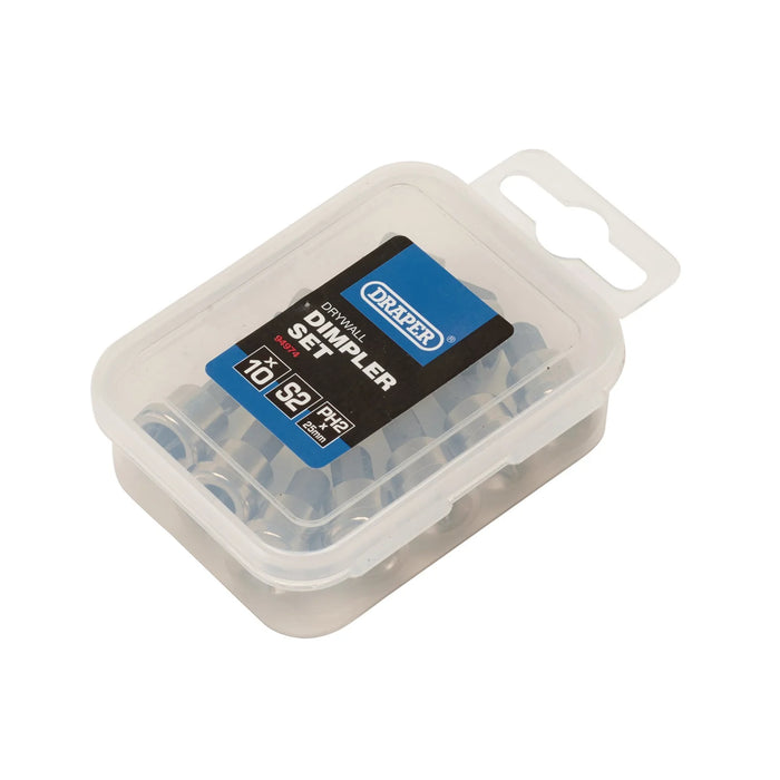 Draper Drywall Dimpler Set, PH2 x 25mm (10 Piece) - PH2DIMP/B