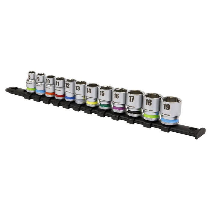 Sealey Premier Platinum Premier Platinum Socket Set 3/8"Sq Drive 12pc AK2660 Sealey Premier Platinum - Town Tools 