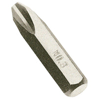 Draper Cross Slot Impact Screwdriver Bit, No.3 30938